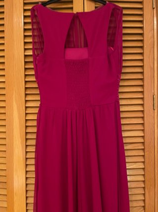 Vestido largo de fiesta buganvilla-joya