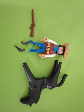 Playmobil Vaquero con Caballo y Accesorios