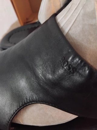 Sandalias Hugo Boss de Piel Negras sin caja no neg