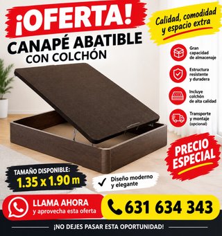 ¡CANAPÉS NUEVOS EN OFERTA!