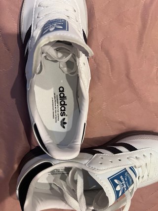 Zapatillas Adidas Samba Blanco y Negro