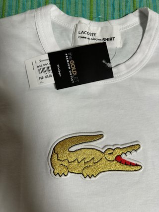 Camiseta Lacoste x Comme des Garçons