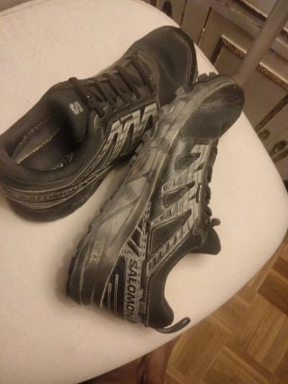 Zapatillas Trekking Salomon Negras Talla 43.5