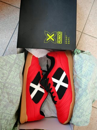 Munich Debut 06 Futsal Vermelho/Preto 45