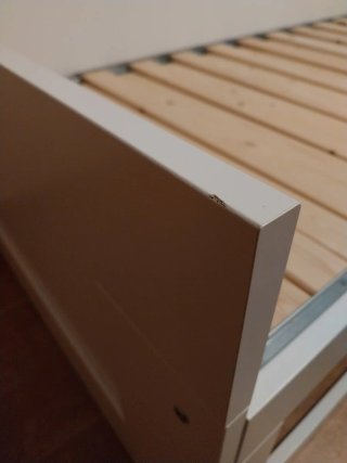 Diván Ikea Brimnes con 2 colchones