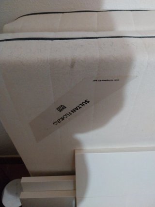 Diván Ikea Brimnes con 2 colchones