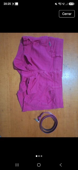 Shorts Hollister Rosa