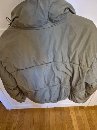 Chaqueta Plumífero Corto Zara Verde