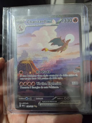 Carta Pokémon Charizard ex  199 (mew151) Impoluta