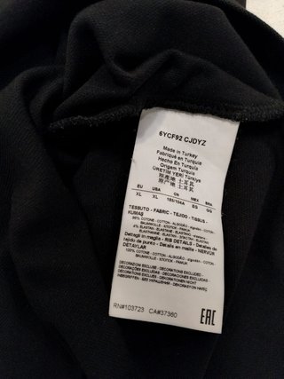 Arman Polo Manga Larga Negro Talla L