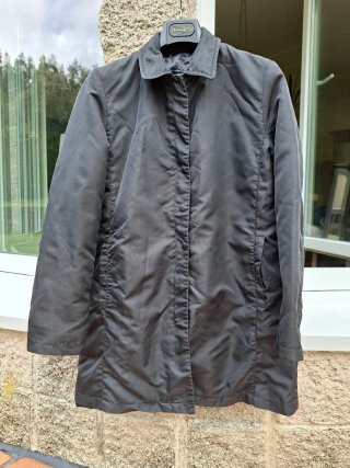 Parka Impermeable Thomas Burberry Negra