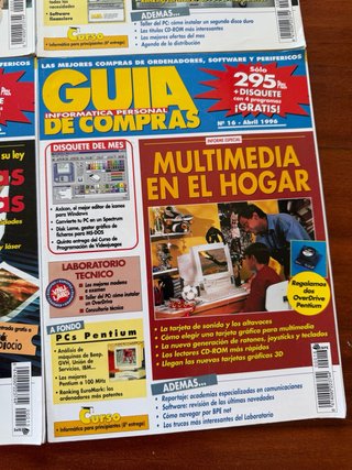 Lote revistas Guía Informática Personal de Compras