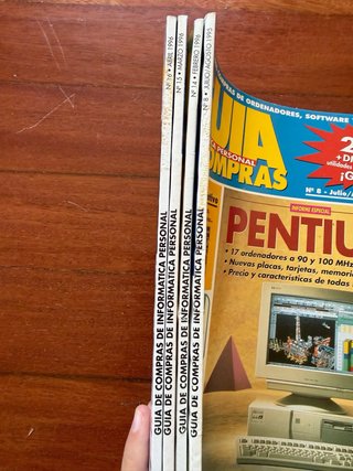 Lote revistas Guía Informática Personal de Compras