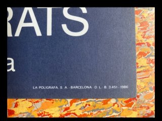 Cartel Christo - Galeria Joan Prats 1986