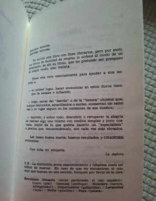 PEQUEÑO DICCIONARIO DE MANTENIMIENTO Y LIMPIEZA