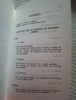 PEQUEÑO DICCIONARIO DE MANTENIMIENTO Y LIMPIEZA