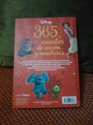 Libro DISNEY 365 CUENTOS DE ACCION Y AVENTURAS