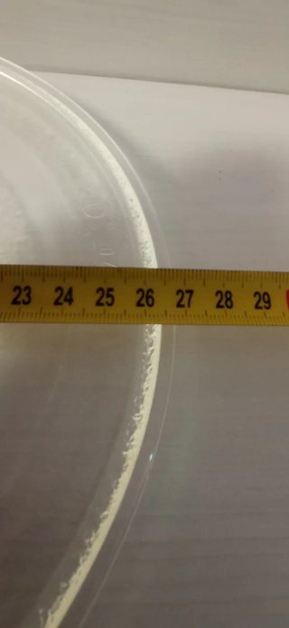 Plato giratorio microondas 27cm