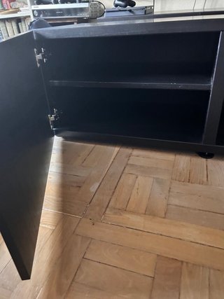 Mueble TV Ikea BESTÅ Negro-Marrón