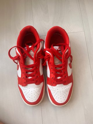 Zapatillas Nike Dunk Rojas y Blancas
