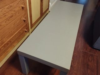Mesa de TV gris 40x120x30
