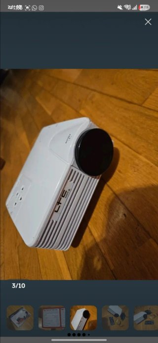 Proyector LED LTC AUDIO VP60 Blanco