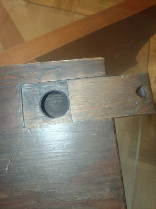 Antigua Escribanía de Madera Portátil
