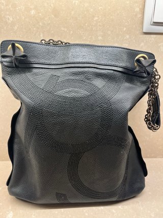 Bolso de Piel Negro Purificación García