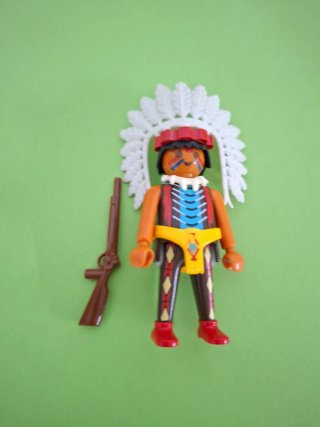 Figura Playmobil Indio del Oeste