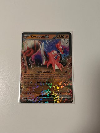 Carta Pokémon Koraidon ex Llamas Obsidianas