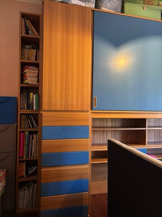 Cameretta Legno e Blu
