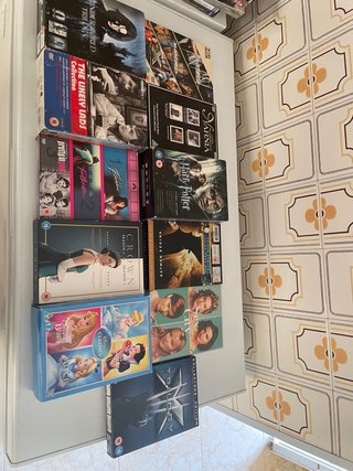 Lote DVDs y Blu-ray en inglés