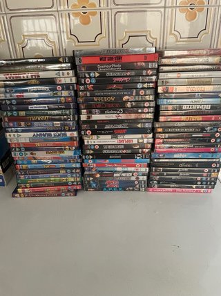 Lote DVDs y Blu-ray en inglés