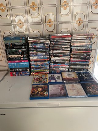 Lote DVDs y Blu-ray en inglés