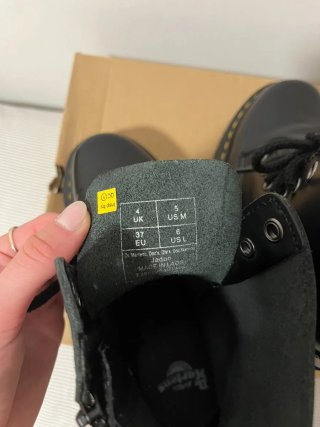 Botas Dr. Martens Negras Plataforma Originales