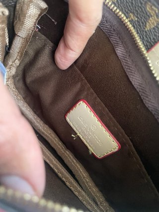 Bolso Marrón y Beige