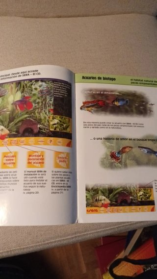 Libros sobre peces y manuales sobre acuarios