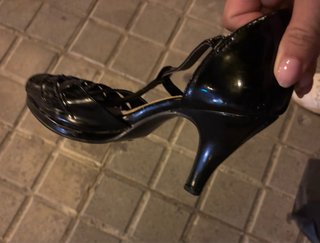 Zapatos de Tacón Negros Talla 37