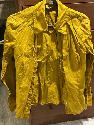 Camisa Mango Mostaza Talla S