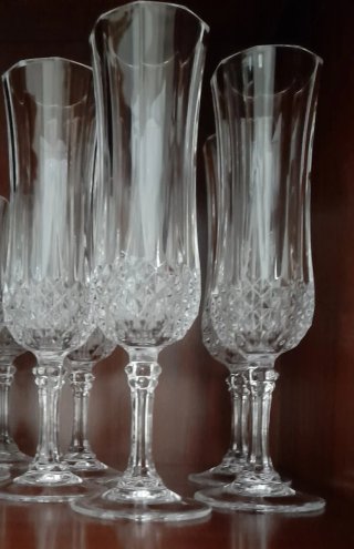 Taças de Champanhe Cristal d'Arques