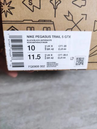 Nike Pegasus Trail 5 Zapatillas Trail Running Negr