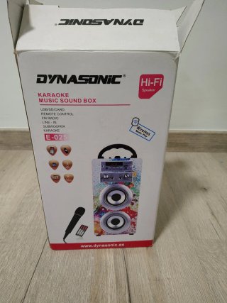 Altavoz Dynasonic Karaoke con Micrófono