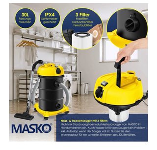 Aspirador Masko 6 en 1 Seco/Húmedo