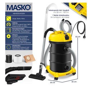 Aspirador Masko 6 en 1 Seco/Húmedo