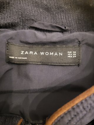 Chaqueta Acolchada Zara Azul