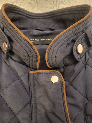 Chaqueta Acolchada Zara Azul