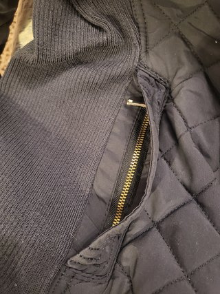 Chaqueta Acolchada Zara Azul
