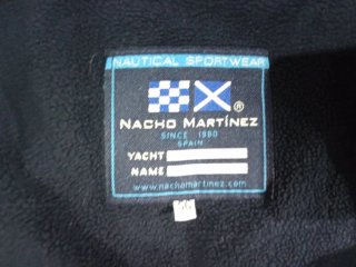 Cazadora náutica logo Hesperides beige
