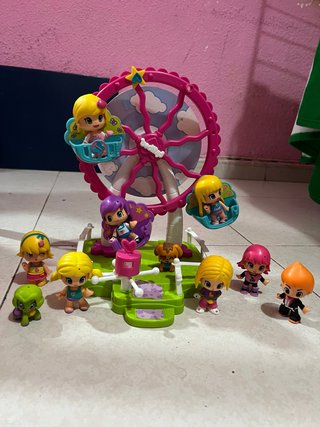 Noria de Pinypon con figuras y mascotas