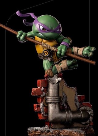 Set 4 Figuras Tortugas Ninja Iron Studios